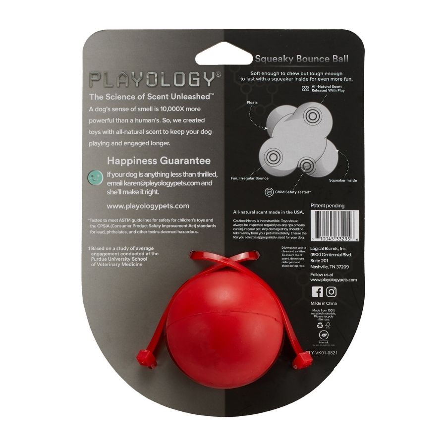 Squeaky bounce ball beef Large, , large image number null